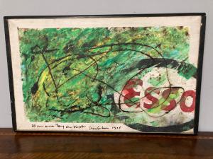 Dipinto di arte contemporanea 1995 cm 84 x cm 52 Gamboni Giuseppe 